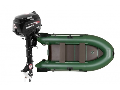 Комплект лодка ПВХ Дека-290 с мотором Hidea HDF5HAS