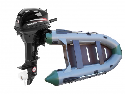 Комплект лодка ПВХ Дека-360 с мотором Hidea HD9,9FHS