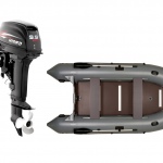 Комплект лодка ПВХ Дека-380 с мотором Hidea HD9,9FHS PRO