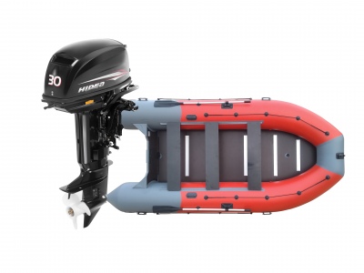 Комплект лодка ПВХ Дека-450 с мотором Hidea HD30FHS