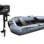 Комплект лодка ПВХ Узола-300 с мотором Hidea HD3FHS