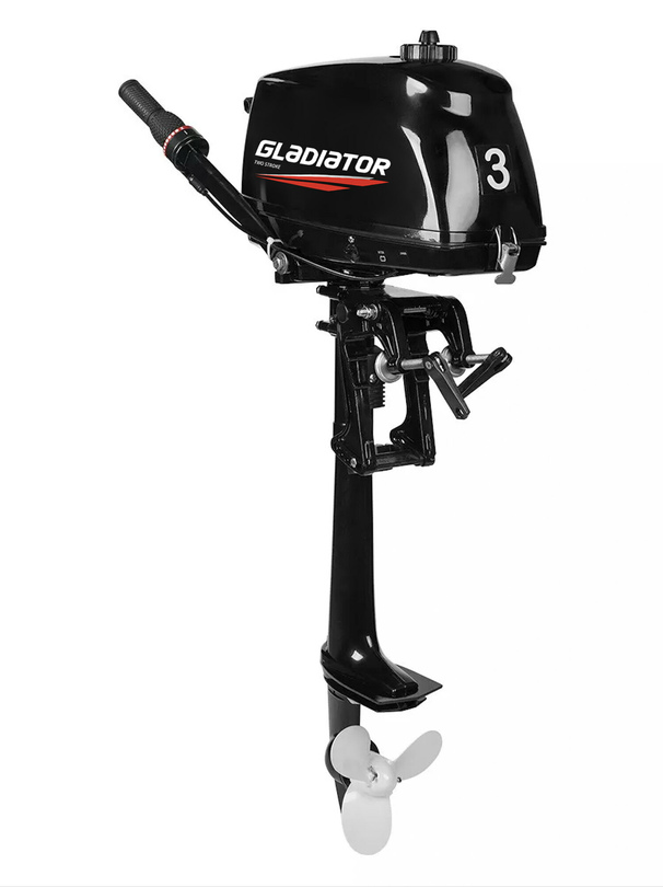 Лодочный мотор Gladiator G3FHS 2 тактный 3 л.с.