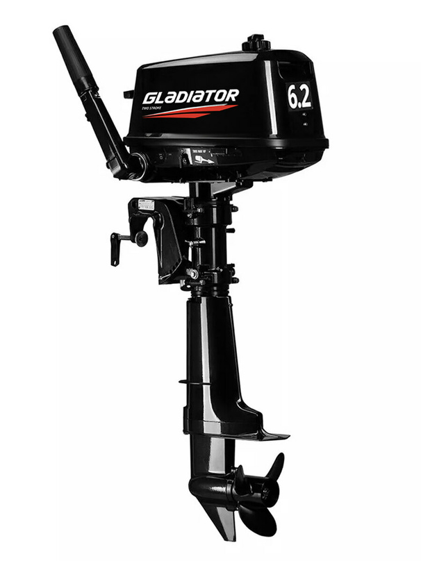 Лодочный мотор Gladiator G6,2FHS 2 тактный 6,2 л.с.