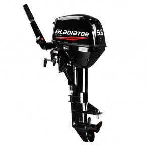 Лодочный мотор Gladiator G9,8FHS двухтактный 9,8 л.с.