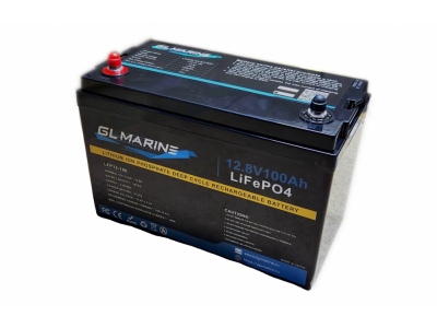 Аккумулятор LiFePO4 GL Marine LFP12-100 (с bluetooth)  12В, 100Ач