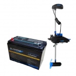 Набор электромотор c GPS Hidea OMS150S + аккумулятор LFP12-100 (с bluetooth) 12В, 100Ач