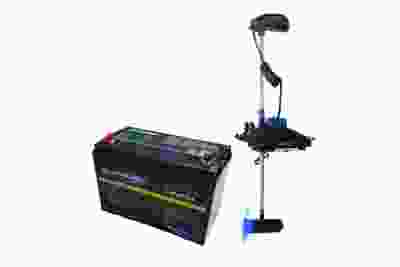 Набор электромотор c GPS Hidea OMS150S + аккумулятор LFP12-100 (с bluetooth) 12В, 100Ач